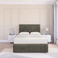 California Dumfries Bed Set ,4 Drawers, Mattress & 54" Headboard