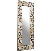 Orsina Palu Large Black White & Gold Wall Mirror