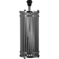 Orsina Calvin Silver Finish Cylindrical Table Lamp