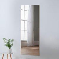 Simple Full Length Frameless Mirror Gold 170x60cm