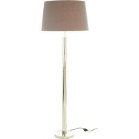 Orsina Skye Tall Floor Lamp with Tubular Base in Silver