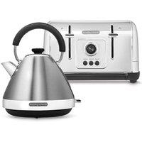 Morphy Richards Venture Kettle & Toaster Set in Silver
