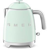 Smeg Kettle & Toaster Set, Retro, 0.7L, 2 Slice, 1400W Stainless Steel in Green in Light Green