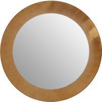 Orsina Grenoble Gold Finish Round Wall Mirror