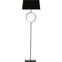 Orsina Skye Floor Lamp with Stone Base in Black