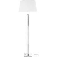 Orsina Skye Floor Lamp with Dual Rod Base in Silver