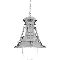 Orsina Lexington Large Lighthouse Pendant Light in Silver