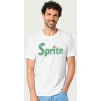 Sprite Men's 70s Orange Dot Logo T-Shirt in White | Size: Small