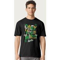 Sprite Men's Enjoy & Obey Your Thirst T-Shirt in Black | Size: 2XL