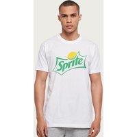 Sprite Men's Distressed Logo T-Shirt in White | Size: Small