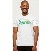 Sprite Men's Enjoy Distressed Logo T-Shirt in White | Size: XL