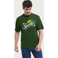 Sprite Men's Lemon Logo T-Shirt in Bottle Green | Size: XL