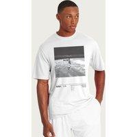 NASA Men's International Space Station Black & White T-Shirt | Size: Small