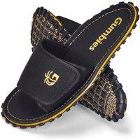 Gumbies Men's Strider Slides in Black | Size: 9
