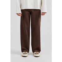 Mens Baggy Fit Pocket Detailed Denim Jean - Dark Chocolate