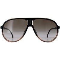Carrera Men's Aviator Black Brown Shade Brown Gradient Champion 65/N