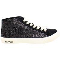 Seavees Women's California Special Nova Lace-Up Black Synthetic Shoes | Size: 6