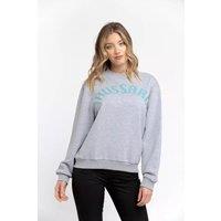 Trussardi Women's Crew Neck Sweatshirt TR21544 - Gray Clothing in Grey | Size: Medium