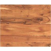 Table Top 60x50x3.8 cm Rectangular Solid Wood Acacia