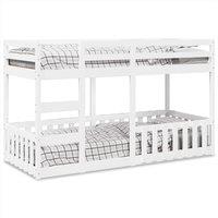 Berkfield Home Bunk Bed White 80x200 cm Solid Wood Pine