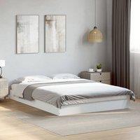 Berkfield Home Bed Frame without Mattress White 140x200 cm Engineered Wood