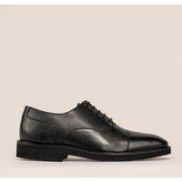 Oswin Hyde Men's Flint Leather Oxford Lace Up in Black | Size: 12