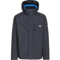 Trespass Men's Edwards II Waterproof Jacket in Black | Size: 2XS