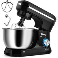 VonShef 4.5L Bowl & 3 Attachments 1000W Black Electric Food Stand Mixer