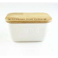 Selbrae House White Butter Dish - Spread The Love | Size: 140 cm x 90 cm