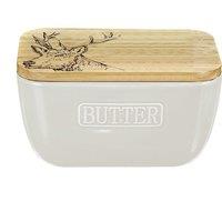 Selbrae House White Butter Dish - Stag | Size: 140 cm x 90 cm