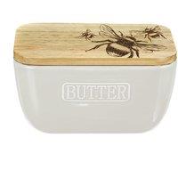Selbrae House White Butter Dish - Bee | Size: 140 cm x 90 cm