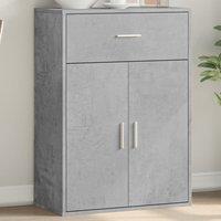Berkfield Home Sideboard Concrete Grey 60x30x84 cm Engineered Wood | Size: 60 x 30 x 84 cm