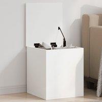 Berkfield Home Storage Box White 40x42x46 cm Engineered Wood | Size: 40 x 42 x 46 cm