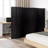 Room DividerBlack 165x400 cmBamboo