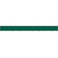 9-panel Wind Screen Fabric 1200x80 cm Green
