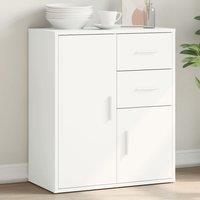 Berkfield Home Sideboard White 60x31x70 cm Engineered Wood | Size: 60 x 31 x 70 cm