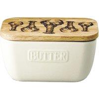 Selbrae House White Butter Dish - Lobster Repeat | Size: 140 cm x 90 cm