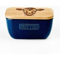 Selbrae House Blue Butter Dish - Jersey Cow in Dark Blue | Size: 140 cm x 90 cm