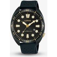 Sports Black Rubber Strap Watch RH927LX9