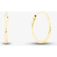 T.H.Baker Women's 9ct Yellow Gold Sleeper Hoop Earrings 1.53.9799