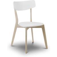 netfurniture Plaza Chair White/Limed Oak in White