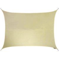 Primrose 6m x 5m Water Resistant Patio Sun Shade Sail 96.5% UV Block Free Rope in Off-White