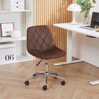 Office Chair, Leather Suede, Adjustable Height, Swivel, 150kg Load 1 Pack