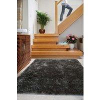 Origin 'Glamour/Shimmer' Rug in Charcoal | Size: 80 cm x 150 cm