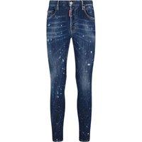 Super Twinky Jean Splatter Design Blue Jeans