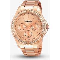 Rose Gold Plated Crystal Set Bracelet Watch RP650BX9