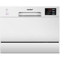 6.5L Freestanding Compact Dishwasher 6 Place Setting with Delayed Start Function & LED Display