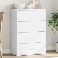 Berkfield Home Sideboard White 60x31x84 cm Engineered Wood | Size: 60 x 31 x 84 cm