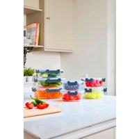 Neo 7pc Glass Food Storage Container Set in Clear