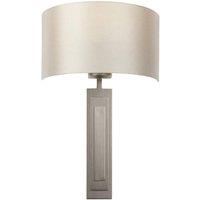 Netlighting 'OLBIA' Dimmable Stylish Contemporary Indoor Dcor Fabric Wall Lamp in Brown